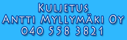Kuljetus Antti Myllymäki Oy logo